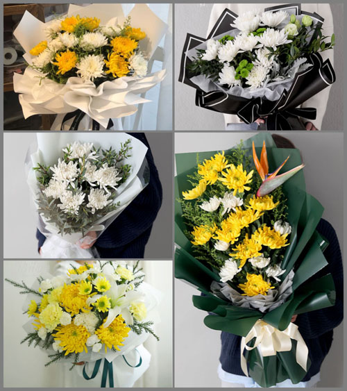 贵州安顺普定县白岩镇白事花束代送